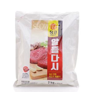 마산몽고 몽고 쇠고기맛 알뜰다시 2kg /소고기 다시