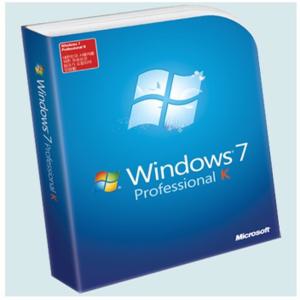 [MS Windows7 Professional 한글 K 정품 처음사용자용]한글 윈도우7 프로페셔널 K 정품 패키지/개봉상품