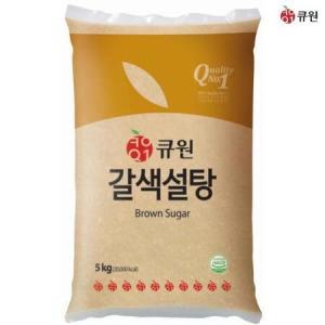 삼양사 큐원 갈색설탕 5kg 황설탕 매실청설탕