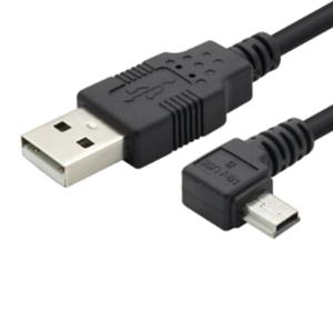 USB A TO MINI 5핀 ㄱ자케이블 5M 카메라 컴퓨터연결 선