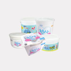 천사점토 스노우매직 대용량 벌크 350g 400g 800g