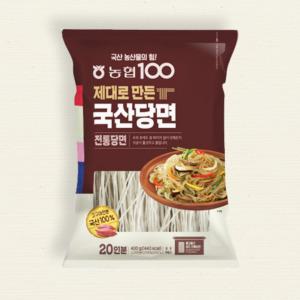 농협 아름찬 제대로 만든 국산 전통당면 400g 100% 국내산 고구마전분 당면