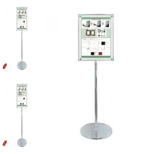 자석 포스터스탠드 ZP-3518C B3 크롬도금 베너거치대 현수막게시대 세우는간판