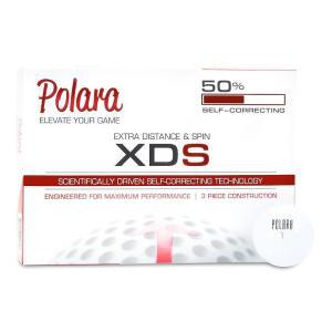 Polara Golf XDS 추가 거리  스핀 3피스 골프공 12개 후크 및 슬라이스 교정용