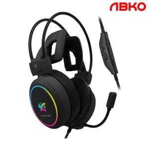 앱코 N700 가상 7.1 RGB 게이밍 헤드셋 (블랙)