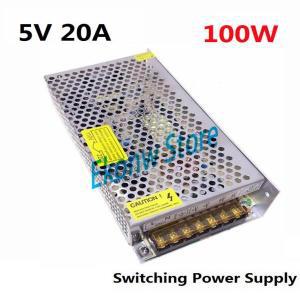 파워서플라이 5V 12 V 24 전원 공급 장치 dc 5a LED 스트립 조명 모듈 SMPS 드라이버 AC110-220V DC5V 변압