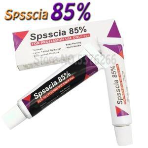 전기 자재 85% Spsscia 문신 크림, 영구 메이크업 전, 마이크로블레이딩, 눈썹 입술 피어싱, 10g, 1 개