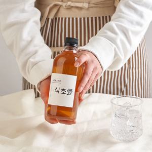 식초애 천연 발효 마시는 과일식초 7종 비니거 애사비 사과, 파인애플,생강,바나나,아로니아,오미자,석류