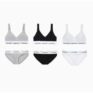 Calvin Klein Underwear CK 언더웨어 여성 모던 코튼 리프트 브라렛 QF5490-100 