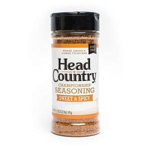 Head Country Bar-B-Q 챔피언십 시즈닝, 스위트  스파이시 | 글루텐 프리, MSG 프리 바베큐 시즈닝 물질