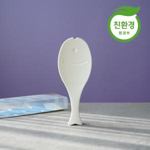 세워지는 스탠딩 밥주걱 물고기모양 흰색 1개