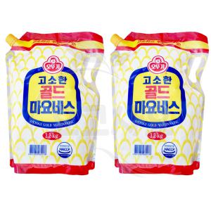 오뚜기 고소한골드마요네즈 3.2kg 2개 스파우트팩