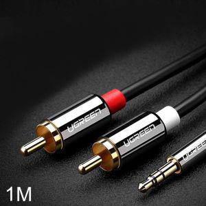 Ugreen 급 3.5mm 스테레오 to RCA 2선 케이블 1m 오디오케이블 rca케이블 aux케이블 케이블마트 변환젠더