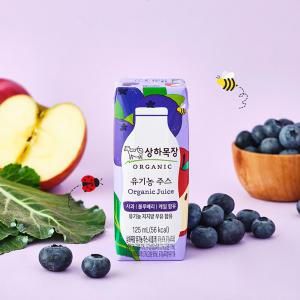 [매일유업] 상하목장 유기농주스 사과블루베리케일 125ml 24팩