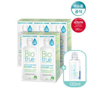 [바슈롬]바슈롬 리뉴 바이오트루 300ml x5개 + 60ml 렌즈세척액