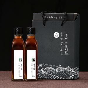 [고소한수입산] 감사선물세트(참기름180ml * 2개)