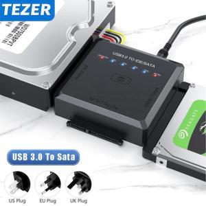 USB 3.0-SATA IDE 어댑터 범용 2.5/3.5 HDD/SSD Sata 고속 외장 하드 드라이브 변환기