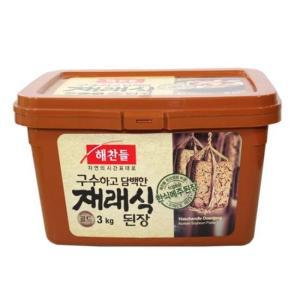 [RG944019]해찬들 재래식된장3kg 간장 고추장 쌈장 식자재