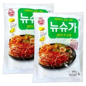 오뚜기 뉴슈가 100g 2개 사카린 당원