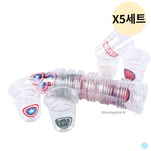 릴팡 마블 테이크아웃 아이스컵 420ML 25개입 X5세트