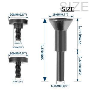 드릴 회전 공구용 마운팅 맨드릴  원형 톱날 다이 그라인더  커넥팅 로드 어댑터  6mm  10mm 나사 너트 포