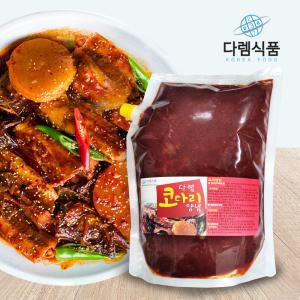 국산+코다리조림양념장 2kg 코다리전문점양념장 두루치기 닭도리탕  다렘식품