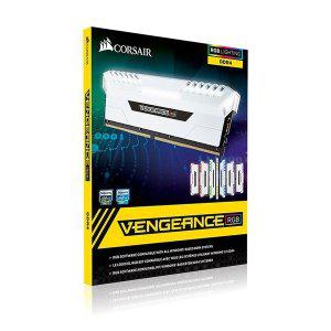 [엠지솔루션]CORSAIR DDR4 16G PC4-24000 CL15 VENGEANCE WHITE RGB (8Gx2)