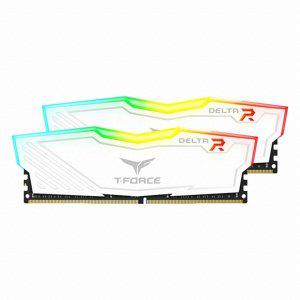 [에스투씨엔아이]TeamGroup T-Force DDR4 16G PC4-25600 CL16 Delta RGB 화이트 (8Gx2)