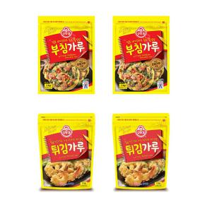 오뚜기 부침가루 1kg 2개 + 튀김가루 1kg 2개