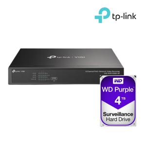 티피링크 VIGI NVR1008H-8P+4TB HDD 8채널 POE NVR 녹화기 세트