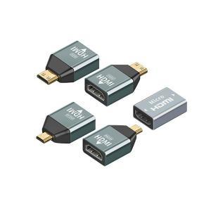 HDMI v2.0 to Micro Mini HDMI 4K60Hz변환 젠더 커넥터 어댑터