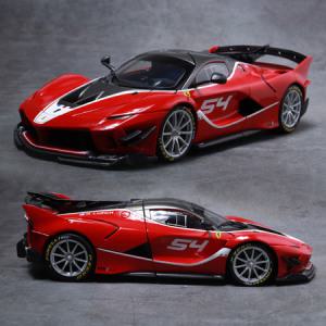 브라고 1:18 페라리 FXX K EVO (no 54) 시그니처 레드 자동차다이캐스트 피규어