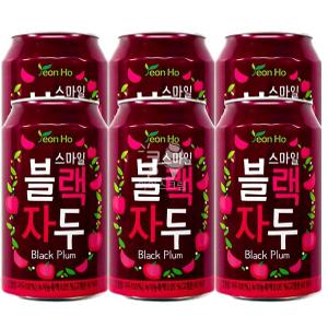 자두음료 블랙자두 블랙자두음료수 블랙자두맛 340ml 6개 자두맛