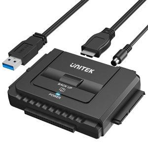 유니테크 USB 30 SATAIDE 어댑터 컨버터 케이블 25 35 인치 하드 드라이브 디스크