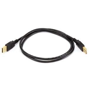 모노프라이스105442 914cm3피트 USB 20 A 수 2824AWG 케이블금 도금 블랙 하드 드라이브 인클로저 프린터