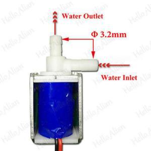 마이크로 미니 솔레노이드 밸브 DC 6V 12V 24V 정상 폐쇄 NC 워터 밸브 제어 NC 밸브