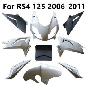 오토바이 카울 도색되지 않은 차체 카울링 RS4 125 2006-2007-2008-2009-2010-2011 페어링 구성 요소 플라