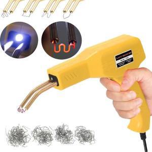 NEW HOT Stapler Kit Plastic Welder Heat Gun Plastic Welding Machine Bumper Soldering Iron Staples Ca