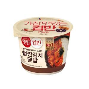 [CJ] 햇반 컵반 철판김치덮밥 12개