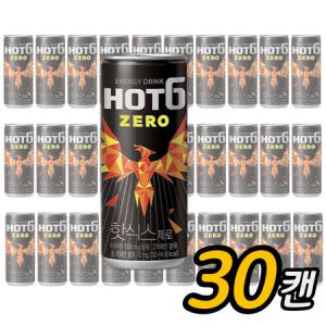 핫식스 에너지 드링크 제로 캔음료 250ml x 30캔