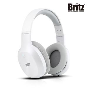 브리츠 Britz W800BT Qplus 유무선 블루투스 5.0 헤드폰 (화이트)