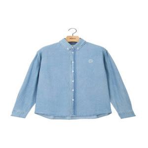 메온셀 NOHANT LOGO DENIM SHIRT LIGHT BLUE