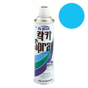 일신 락카 스프레이 뿌리는 페인트 연청 420ml