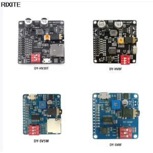 플레이어 모듈 DY-HV8F DY-SV5W 보드 I/O UART DY-SV8F 음악 DY-HV20T 트리거 MP3 음성 DY-SV17F 모듈, 재