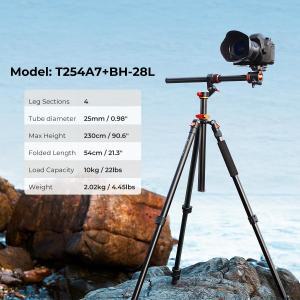 KnF Concept KF09.119 _ 알루미늄 삼각대 (모노포드) Large Aluminum Camera Tripod / Monopod (T254A7+BH28L)