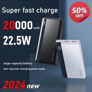 MOVESPEED PD2.5W 고속 충전기  20000mAh 듀얼 USB A 인터페이스  외장 대형 배터리  다양한 휴대폰 핸드폰