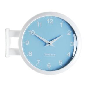 Morden Double Clock 모노 파스텔(Blue)인테리어벽시계 벽걸이양면 소품 집들이 거실