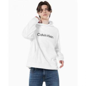 [Calvin Klein] 캘빈클라인 JEANS 남 화이트 릴렉스핏 스탠다드 로고 후디 40HM231 YAA 111175131