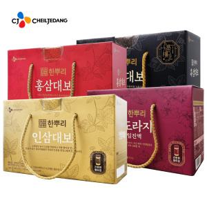 [40병] CJ 한뿌리 인삼 배도라지 홍삼 흑삼대보 100mL +추가사은