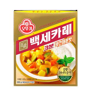 오뚜기 3분 백세카레 약간매운맛 200g (24.12.18까지)